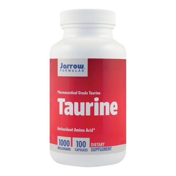 taurine-1000mg-800x800-1.jpg Taurine 1000 mg, Antioxidant Amino Acid Jarrow Formulas, 100 capsule, Secom