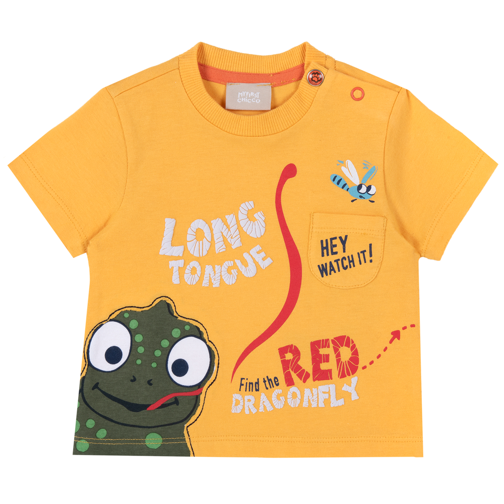 tricou-copii-chicco-portocaliu-cu-model-67092-6_35973_2_1617174894.png Tricou copii Chicco, portocaliu cu model, 67092