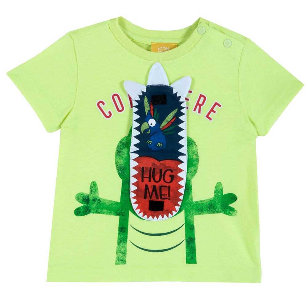 tricou-copii-chicco-verde-cu-model-67274-122_36242_1_1615802022.jpg Tricou copii Chicco, verde cu model, 67274