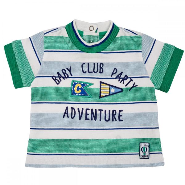 tricou-maneca-scurta-copii-chicco-alb-cu-dungi-bl_14451_1_1522671411.jpg Tricou maneca scurta copii Chicco, alb cu dungi bleu si verzi, 06235
