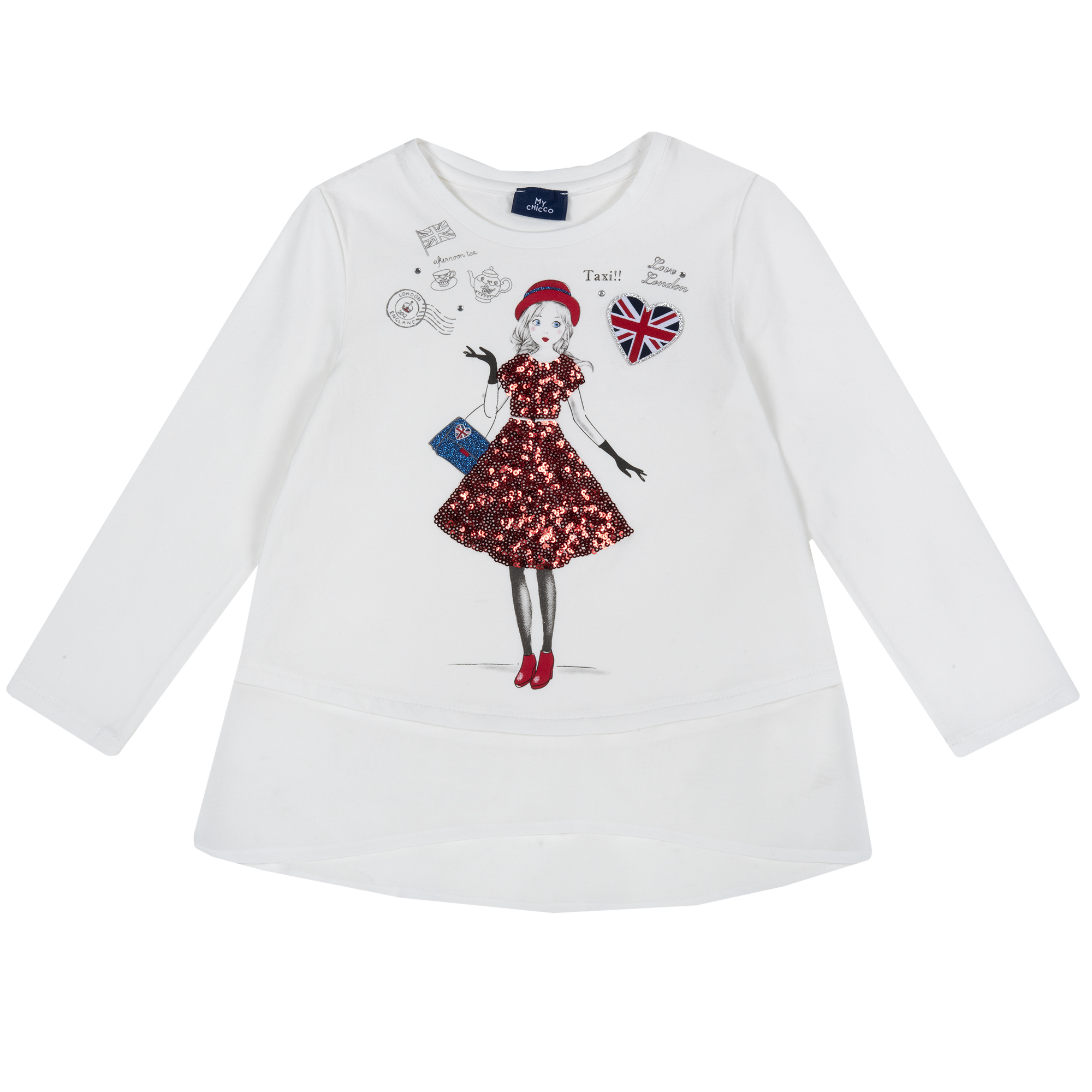 tricou-ml-110_32951_1_1600761789.jpg Bluza copii Chicco, alb cu imprimeu, 64878