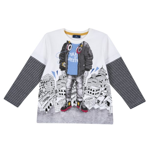 tricou-ml-116_34413_1_1602586875.jpg Bluza copii Chicco, alb cu imprimeu, 47725