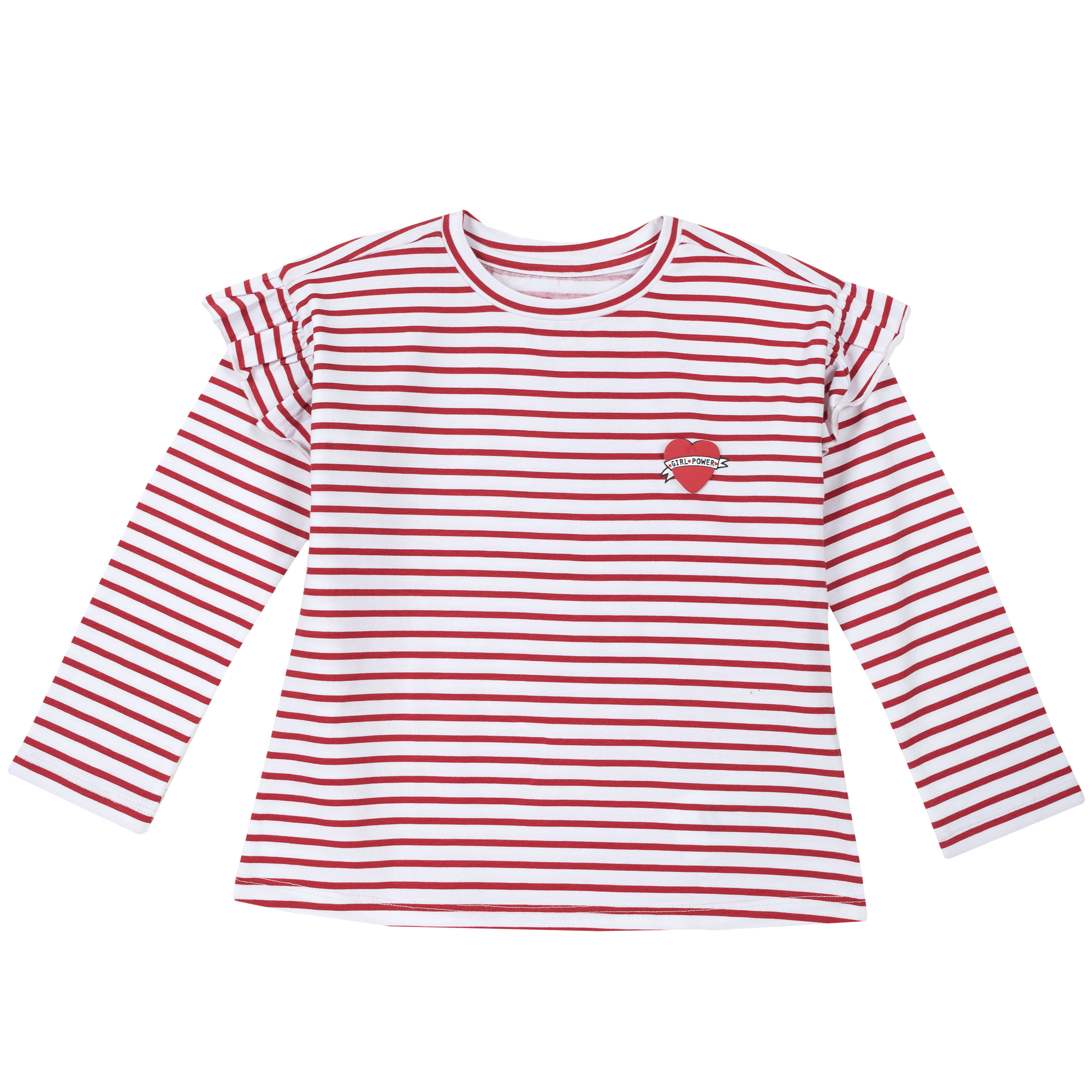 tricou-ml-128_25200_1_1554283486.jpg Bluza copii Chicco, volanase la umeri, rosu cu alb, 06731