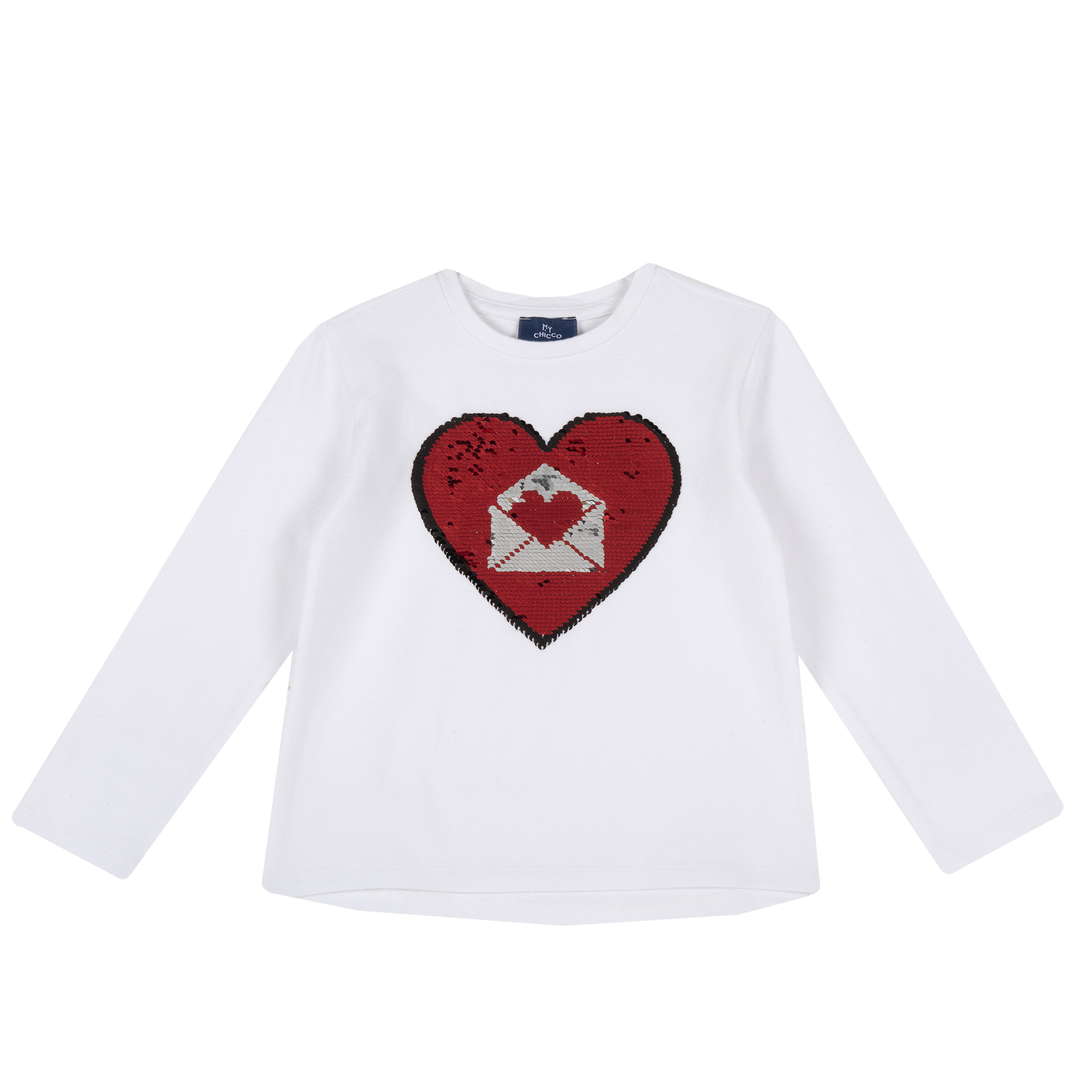 tricou-ml-128_34563_1_1603643765.jpg Bluza copii Chicco, alb cu paiete, 61650