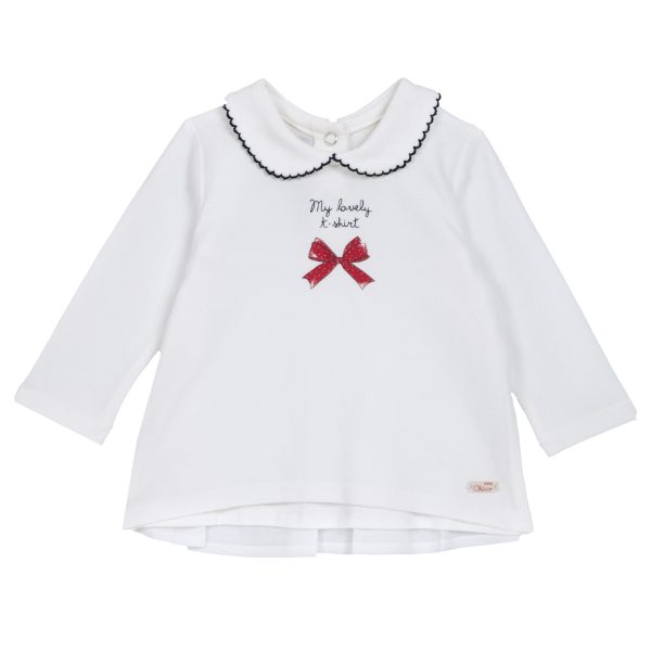 Tricou copii Chicco, alb