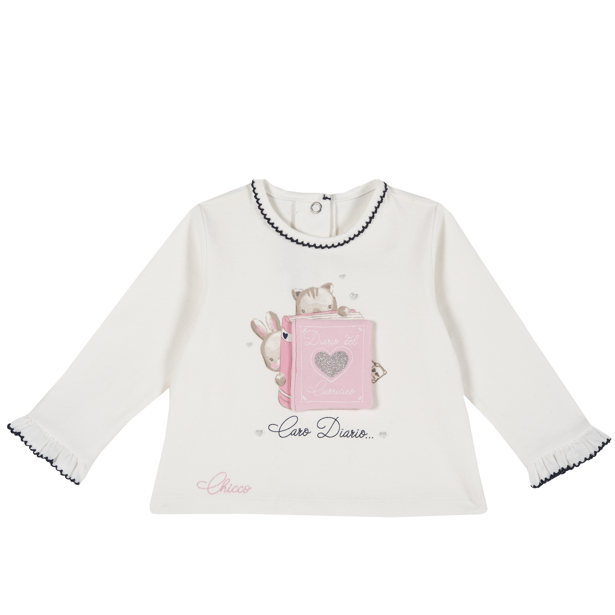 tricou-ml-56_33006_1_1600764847.jpg Bluza copii Chicco, alb cu imprimeu vesel, 68644