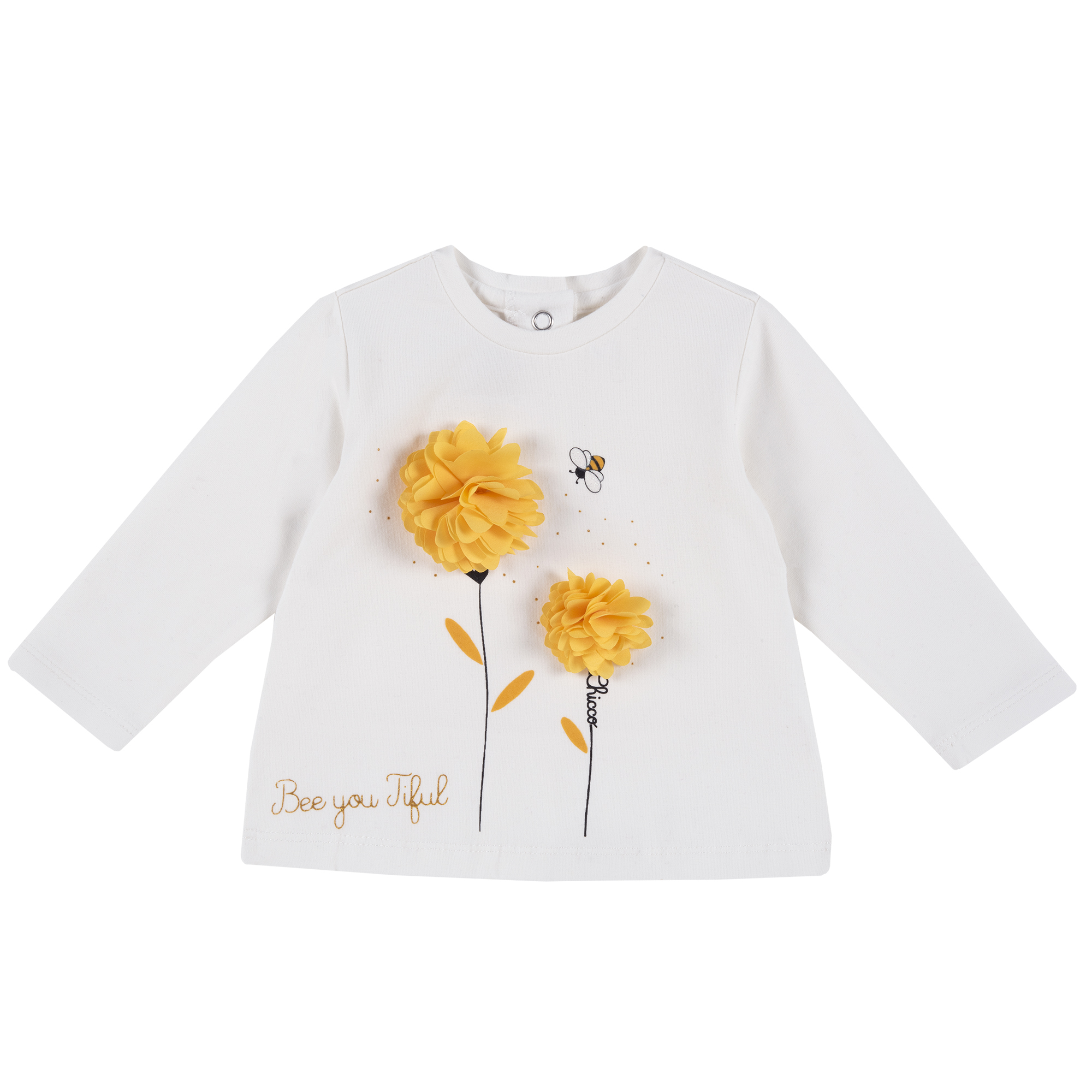 tricou-ml-56_33357_1_1600776661.jpg Bluza copii Chicco, alb cu model floral, 47385