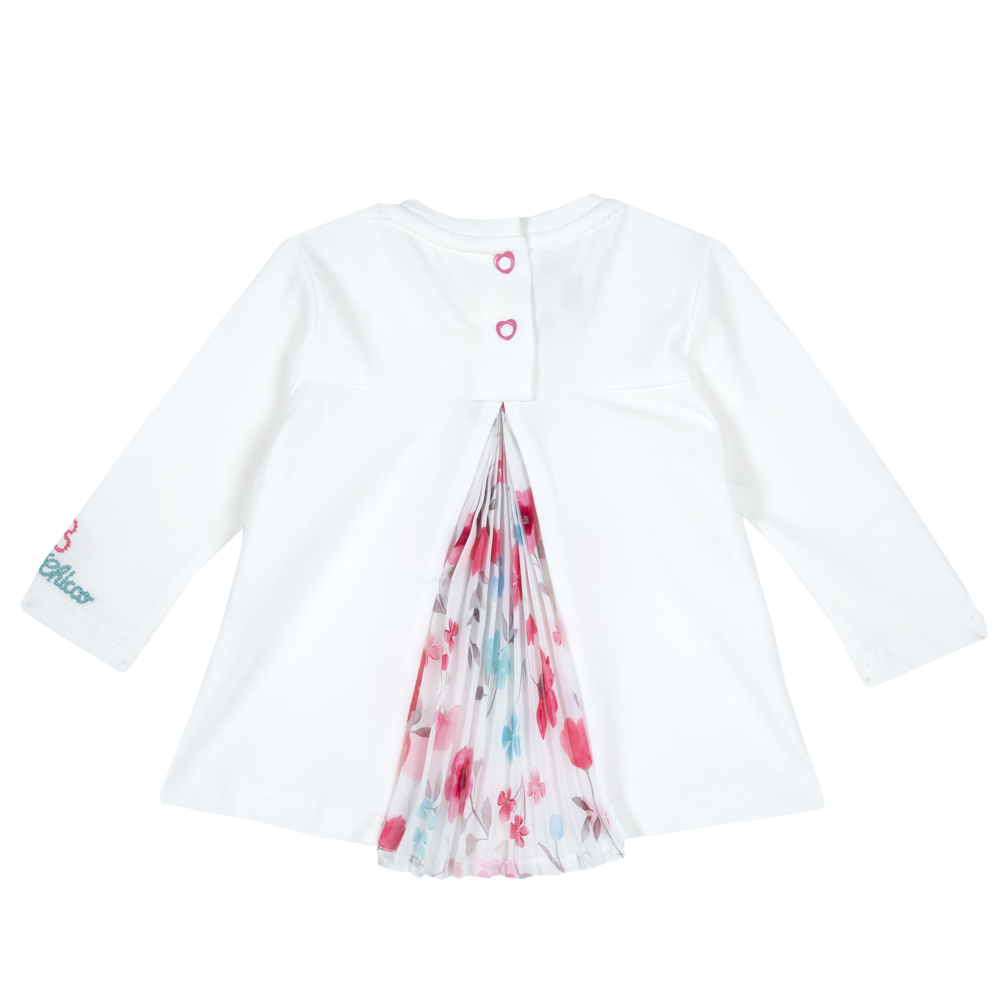 Tricou copii Chicco, alb cu model, 06970