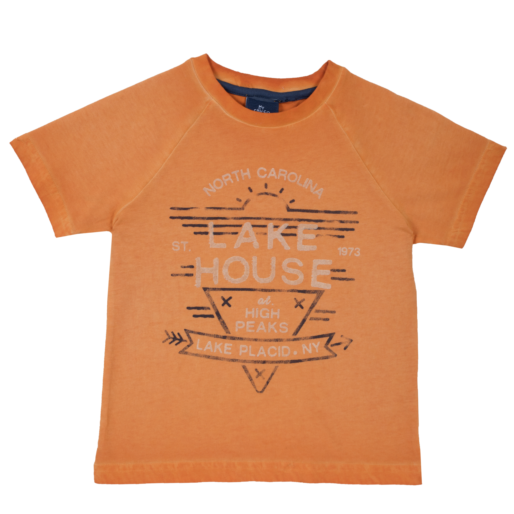 tricou-ms-110_23207_1_1550649600.jpg Tricou copii Chicco, maneca scurta, portocaliu cu model, 06689