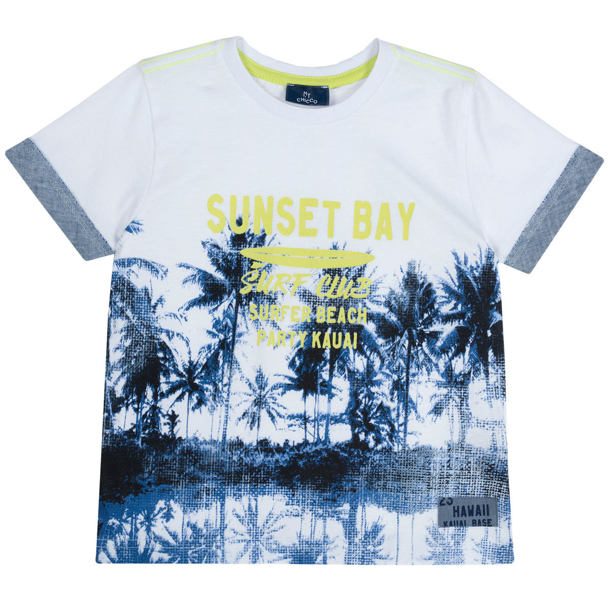tricou-ms-122_24885_1_1554468491.jpg Tricou copii Chicco, maneca scurta si manseta, alb cu model, 06694