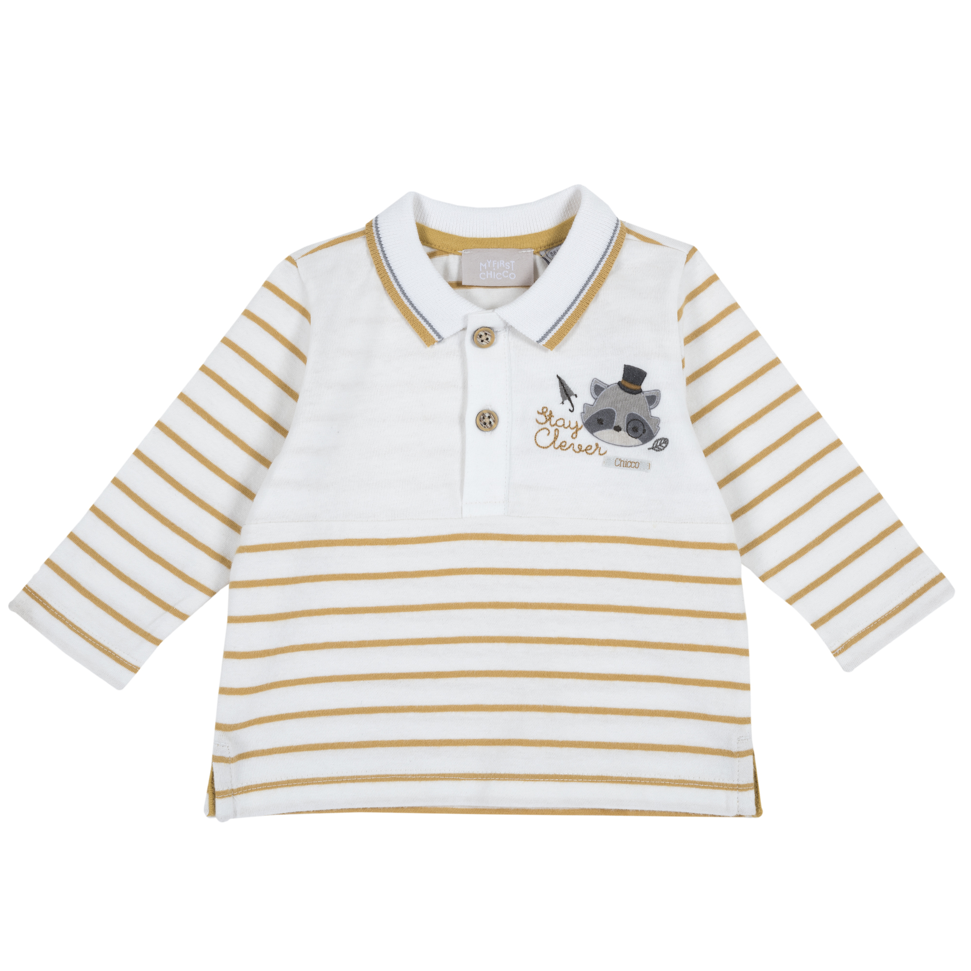 tricou-polo-ml-74_26651_1_1564748919.jpg Tricou copii Chicco, maneca lunga si guler, maro, 33507