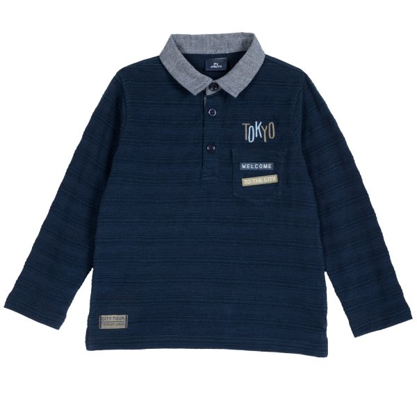 Tricou copii Chicco, albastru deschis