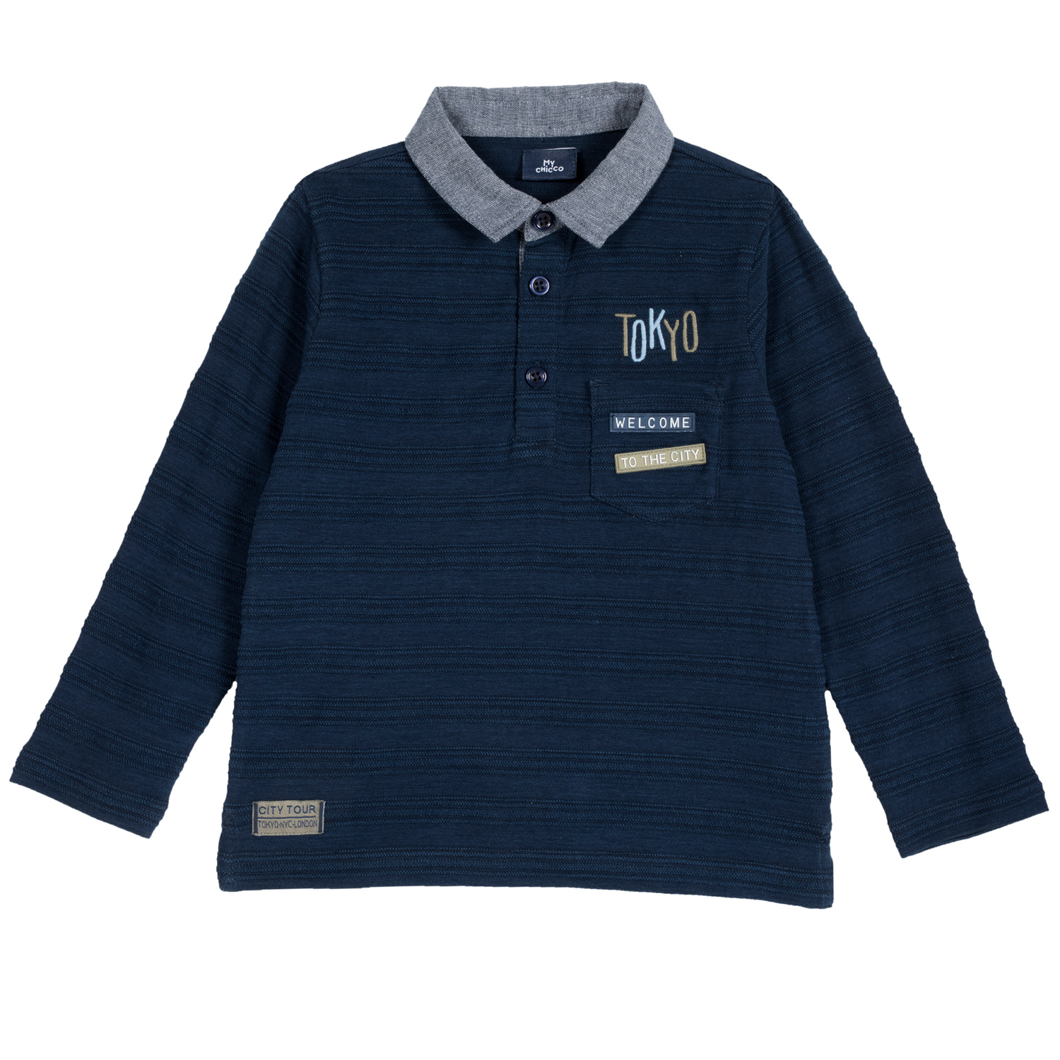 Tricou copii Chicco, albastru deschis