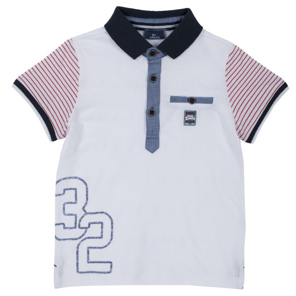 tricou-polo-ms-92_24352_1_1550568410.jpg Tricou polo copii Chicco, maneca scurta, alb cu model, 33489
