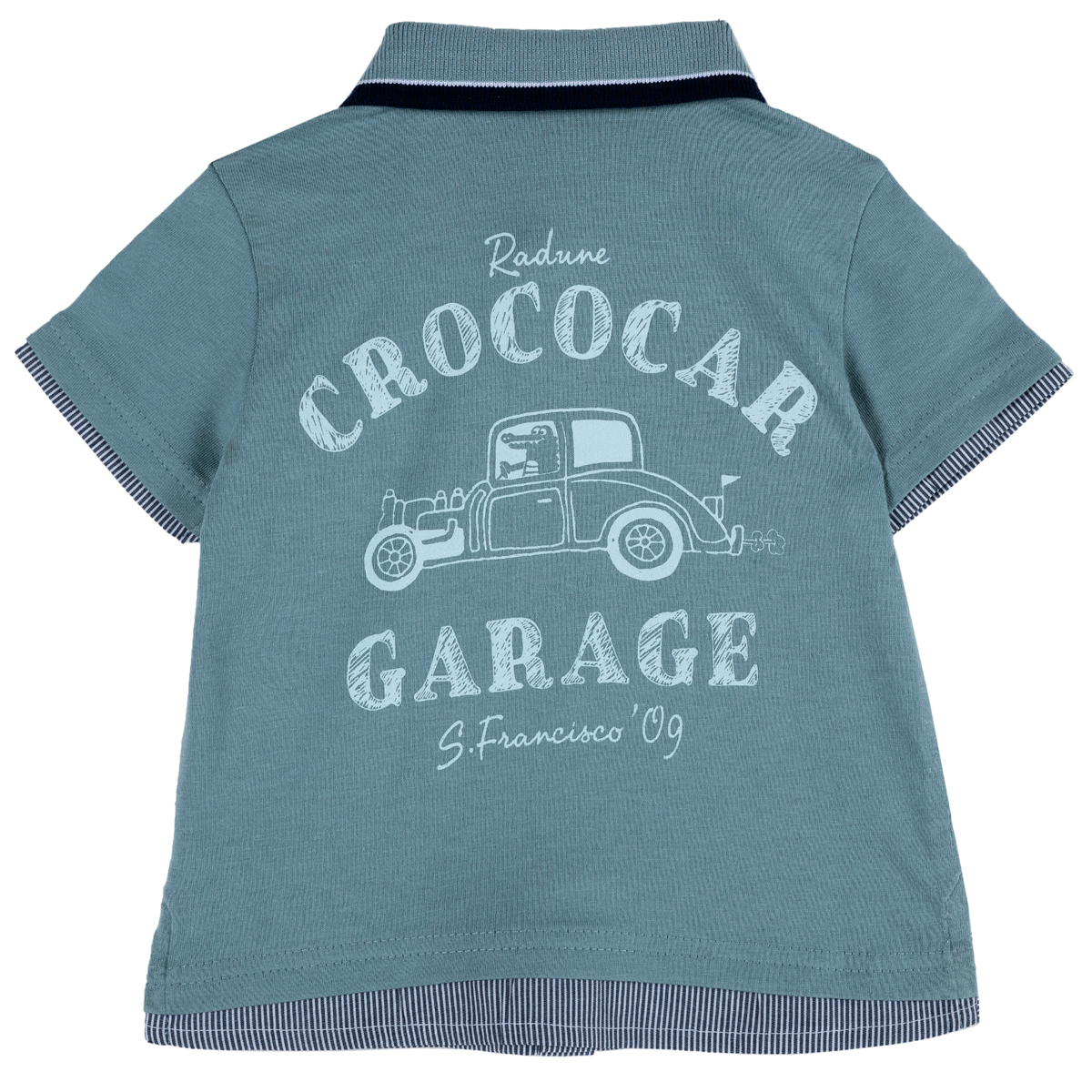 Tricou copii Chicco, maneca scurta, turcoaz, 33474