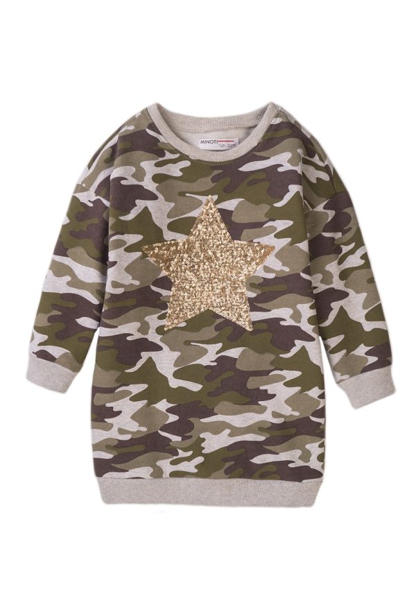 Rochie cu maneca lunga Minoti, Urban, Army