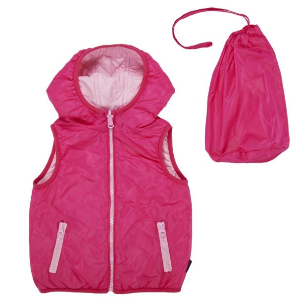 Vesta reversibila copii Chicco, Thermore, roz deschis cu roz inchis, 87276