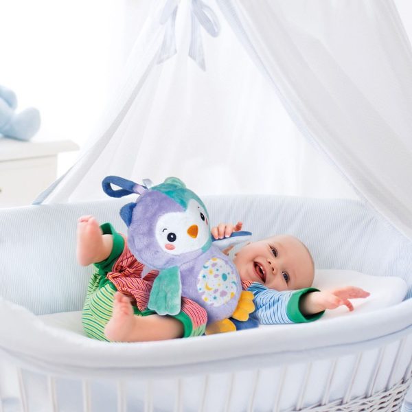 zornaitoare_nou_nascut_clementoni_baby_owl_ads.jpg Jucarie de plus muzicala Clementoni Bufnita Baby Owl