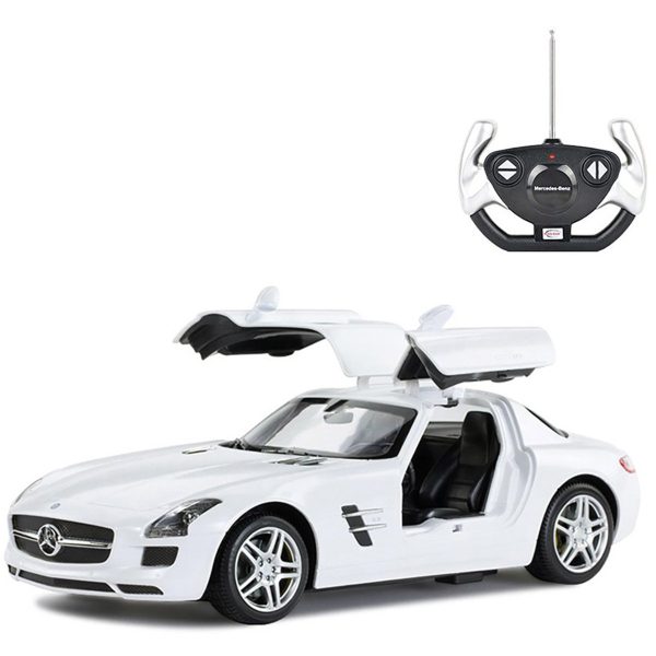 zxas_3__1.jpg Masina cu telecomanda Rastar Mercedes Benz SLS AMG 1:14, Alb