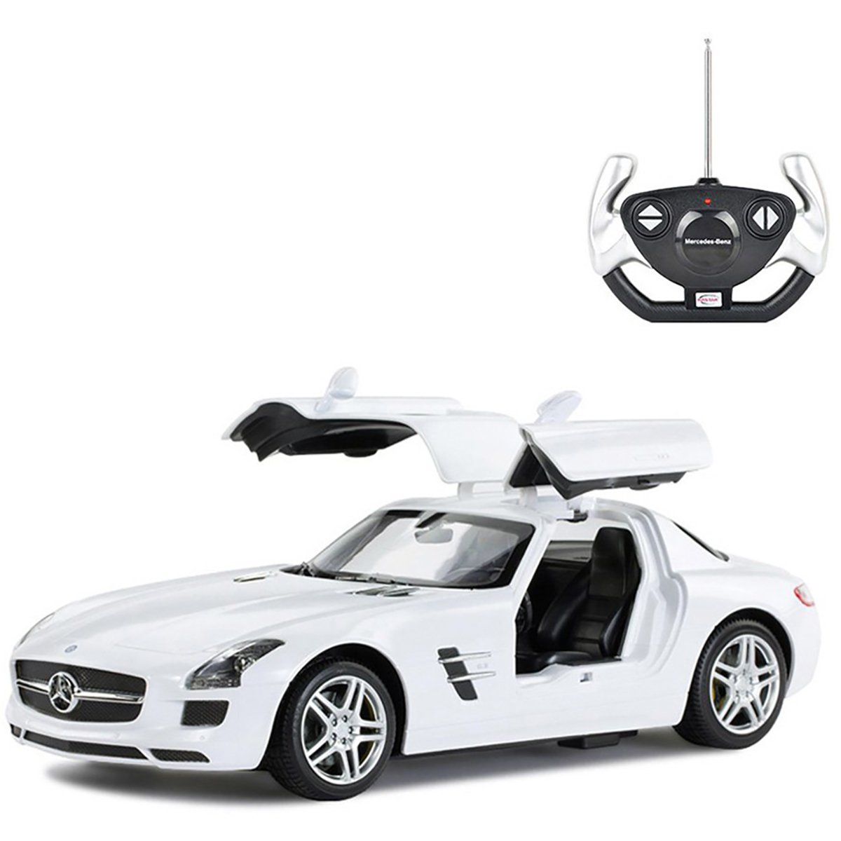 zxas_3__1.jpg Masina cu telecomanda Rastar Mercedes Benz SLS AMG 1:14, Alb