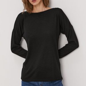 AA00-BUD01P_99X_F1.jpg Pieces Pulover femei, culoarea negru, light