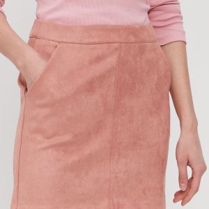 Vero Moda Fustă culoarea roz, mini, model drept