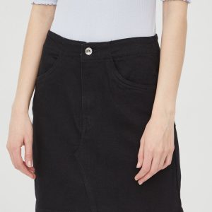 AA00-SDD02K_99X_F1.jpg Vero Moda fusta culoarea negru, mini, drept