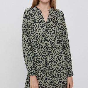 AA00-SUD05C_77X_F1.jpg Only Rochie culoarea verde, mini, evazata