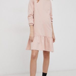 AA00-SUD05U_39X_F1.jpg Only Rochie culoarea roz, mini, evazata