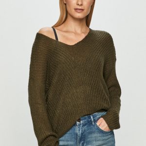 AA00-SWD02D_77X_F1.jpg Jacqueline de Yong Pulover femei, culoarea verde, calduros