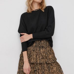 JDY Pulover femei, culoarea negru, light