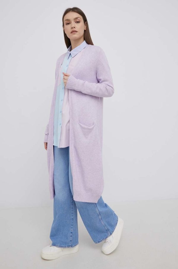 AA00-SWD06E_48X_F1.jpg Vila cardigan femei, culoarea violet, light
