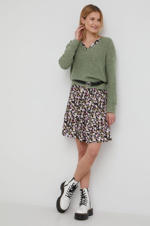 AA00-SWD07M_97X_F1.jpg JDY pulover femei, culoarea verde, light