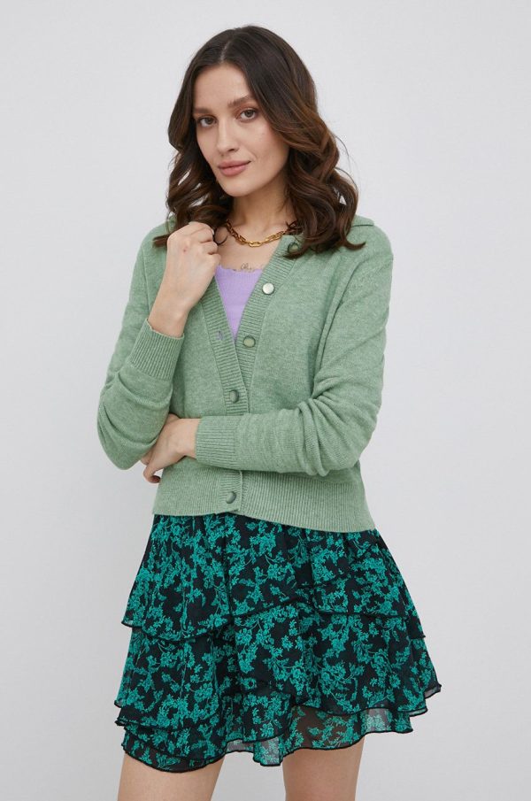 JDY cardigan femei, culoarea verde