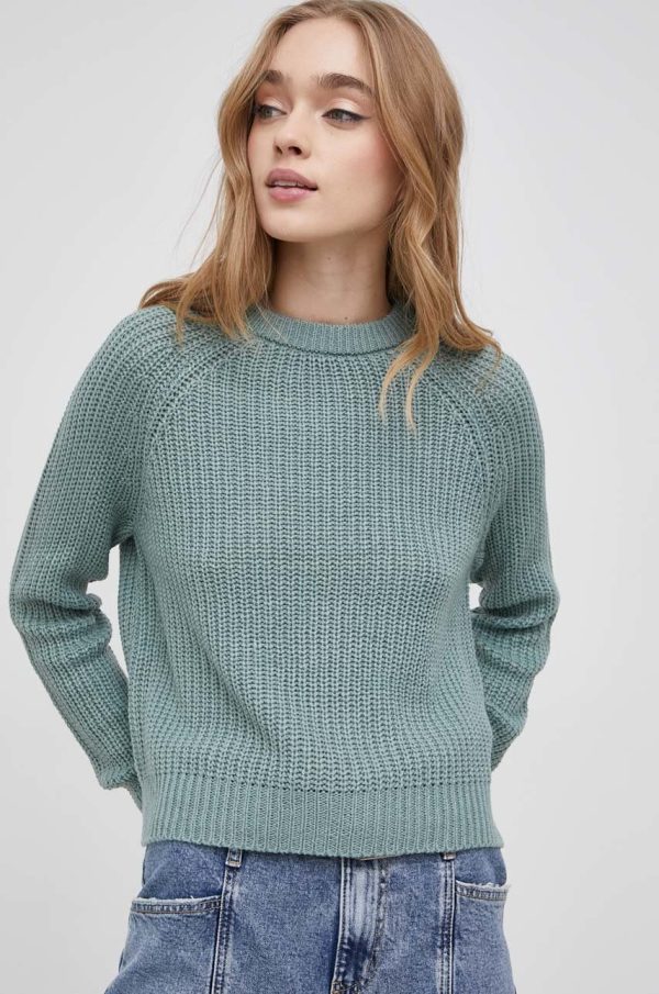 Vero Moda Pulover femei, culoarea verde, light
