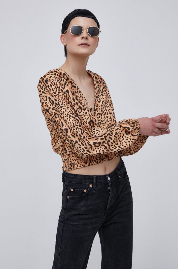 AW21-BDD05Z_82X_F1.jpg Billabong Bluză femei, culoarea maro, modelator