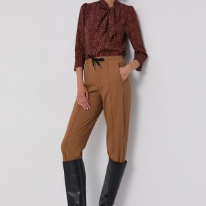 AW21-BDD06P_34X_F1.jpg Sisley Bluză femei, culoarea roz, modelator