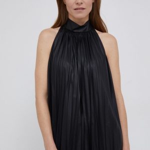 AW21-BDD07E_99X_F1.jpg Sisley Bluză femei, culoarea negru, material neted
