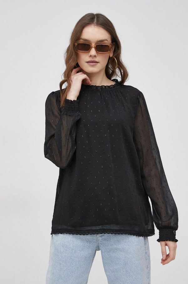 AW21-BDD08R_99X_F1.jpg Superdry Bluză femei, culoarea negru, modelator