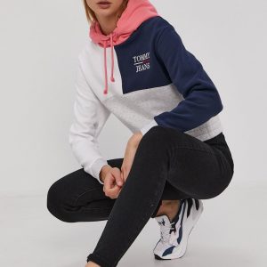 AW21-BLD06S_MLC_F1.jpg Tommy Jeans Bluză femei, cu imprimeu