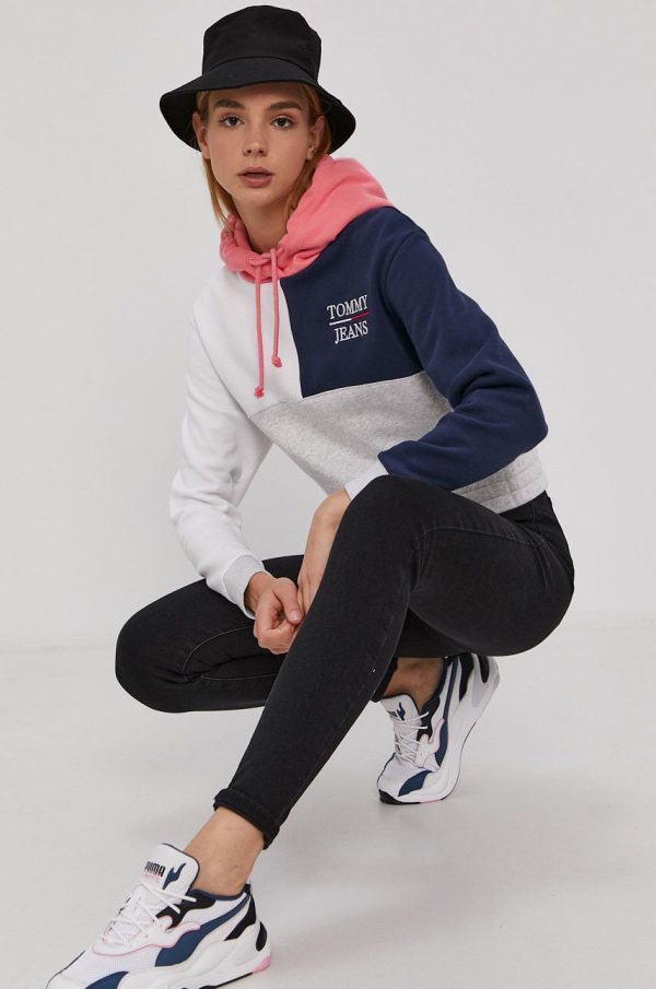 AW21-BLD06S_MLC_F1.jpg Tommy Jeans Bluză femei, cu imprimeu