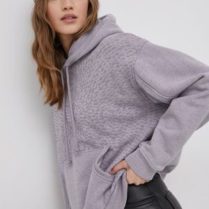 Levi's Hanorac de bumbac femei, culoarea violet, modelator