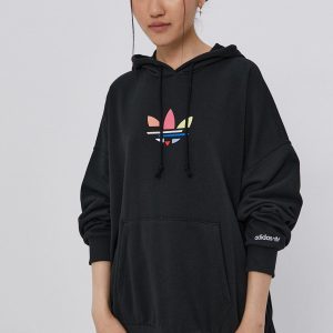 AW21-BLD0GR_99X_F1.jpg Adidas Originals Bluză H09308 femei, culoarea negru, cu imprimeu