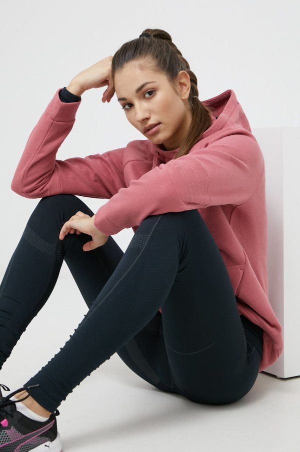 AW21-BLD0HU_42X_F1.jpg Puma Bluză 520931 femei, culoarea roz, material neted