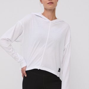 AW21-BLD0N5_00X_F1.jpg Dkny Bluză femei, culoarea alb, material neted