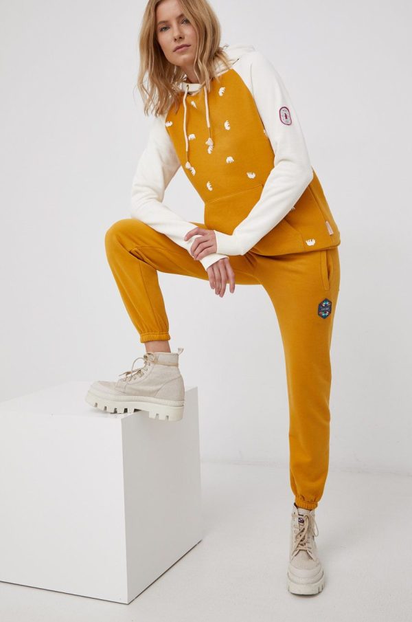AW21-BLD0YD_17X_F1.jpg Femi Stories Bluză femei, culoarea galben, cu imprimeu