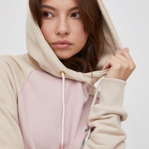 AW21-BLD0YE_30X_F1.jpg Femi Stories Bluză femei, culoarea roz, cu imprimeu