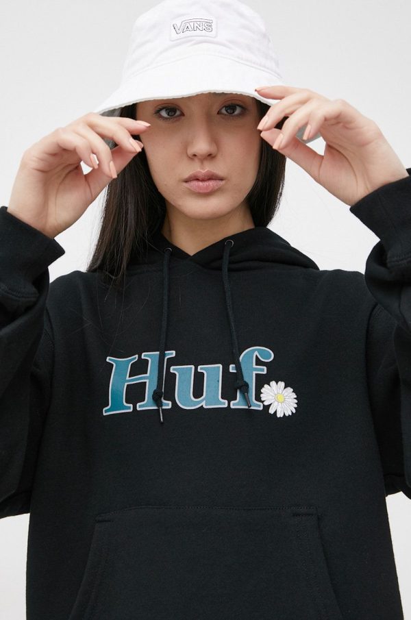 AW21-BLD10T_99X_F1.jpg HUF Bluză femei, culoarea negru, cu imprimeu