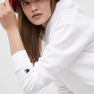 Champion Bluză 114466 femei, culoarea alb, cu imprimeu