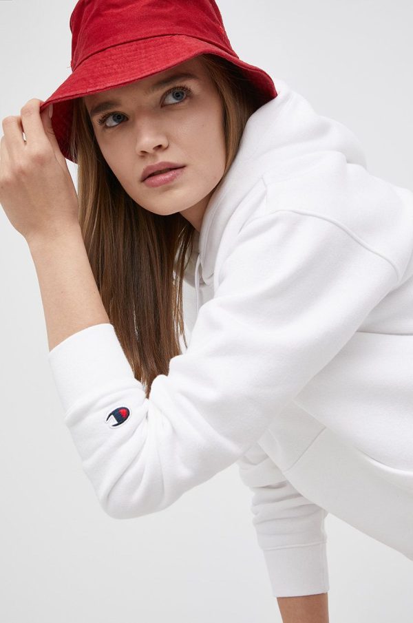 Champion Bluză 114466 femei, culoarea alb, cu imprimeu